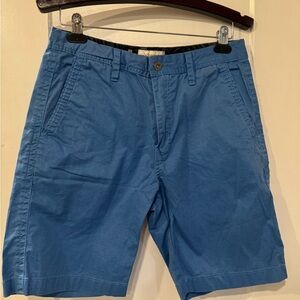 Buckle Departwest 30W Blue Flat Front Chino Shorts F1.2